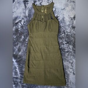 5 Trixxi Black cage chest midi bodycon bandage dress